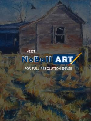 Paintings - Bird House - Oil Paints